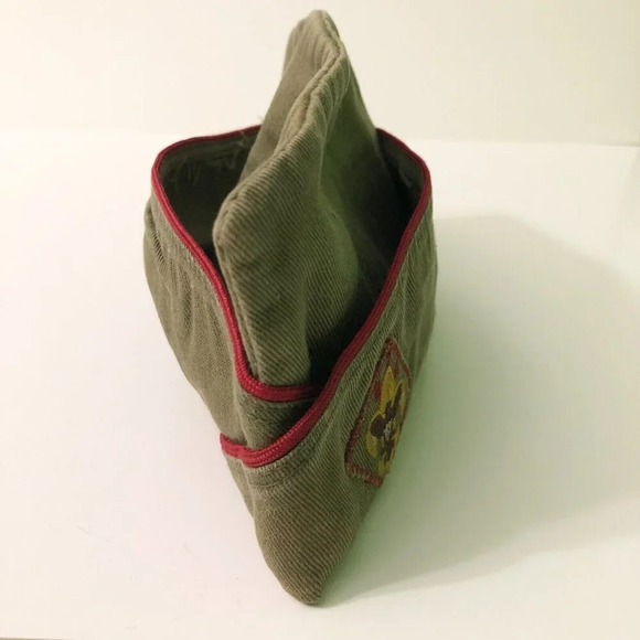 Vintage Boy Scout of America Garrison Cap Sanforized Large BSA - Picture 5 of 16